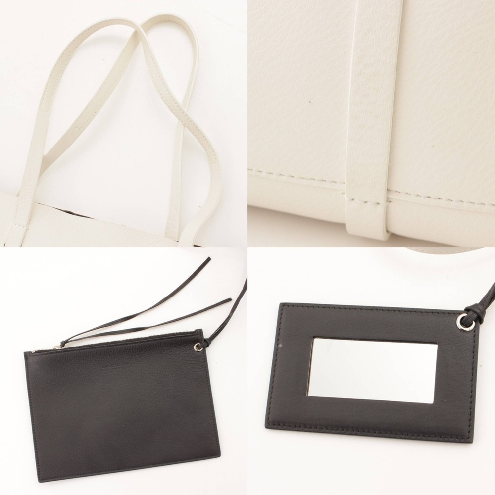 Balenciaga Leather Tote Bag White - Picture 8 of 8
